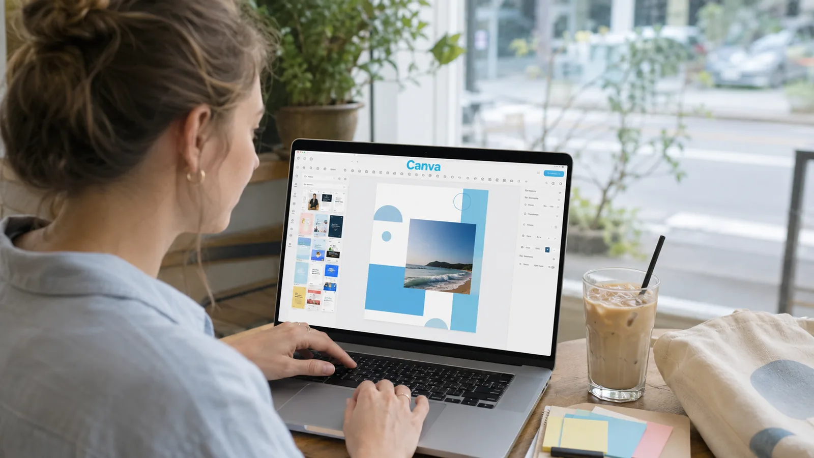 Canva Pro & Business 이용 장면