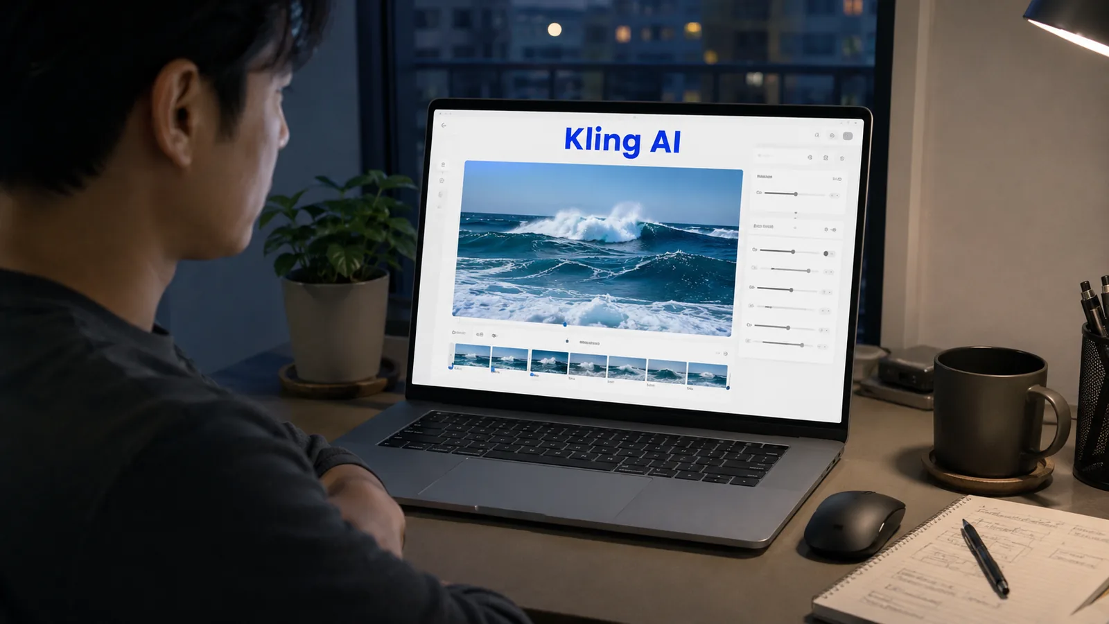 Kling AI Standard 이용 장면