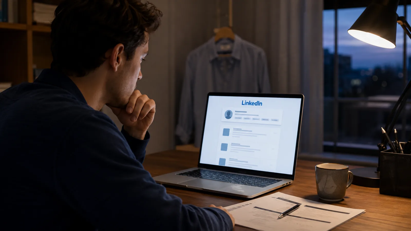 LinkedIn Premium 이용 장면