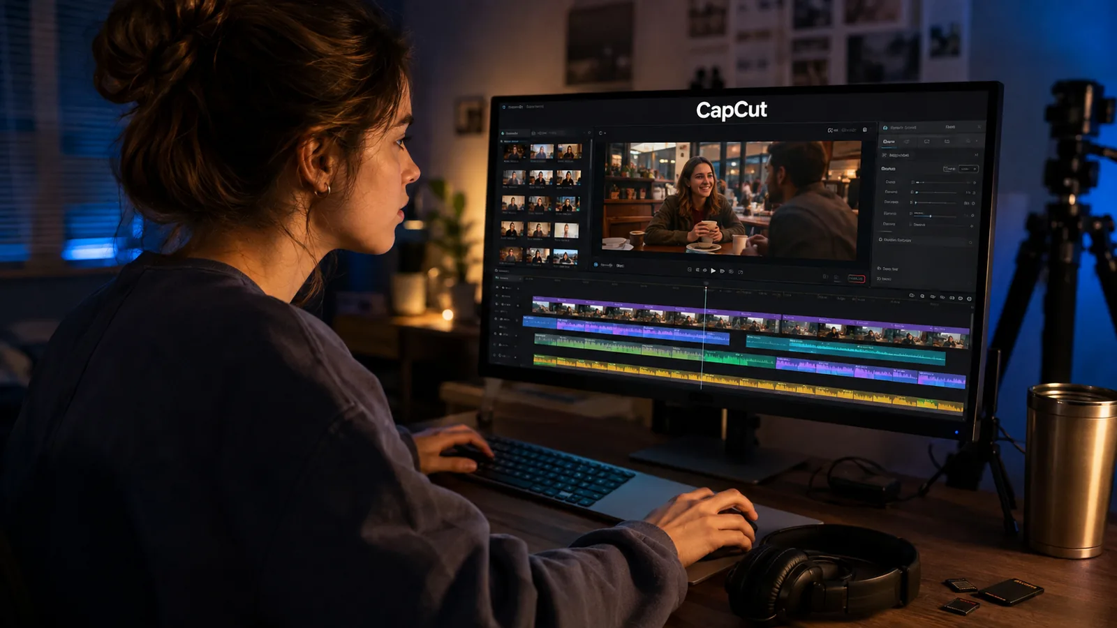 CapCut Pro 이용 장면